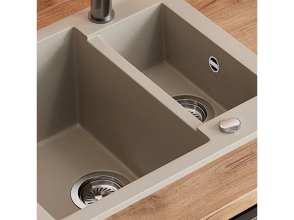 Spülbecken beige 58x50x28 prag