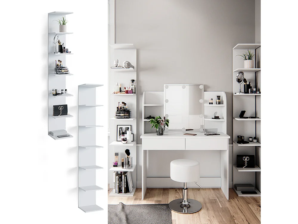 Étagère blanc 30x28x190 paolo