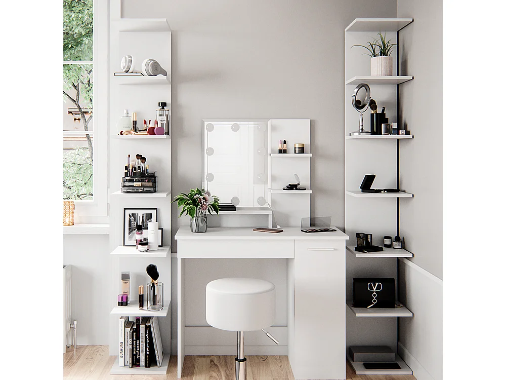 Étagère blanc 30x28x190 paolo