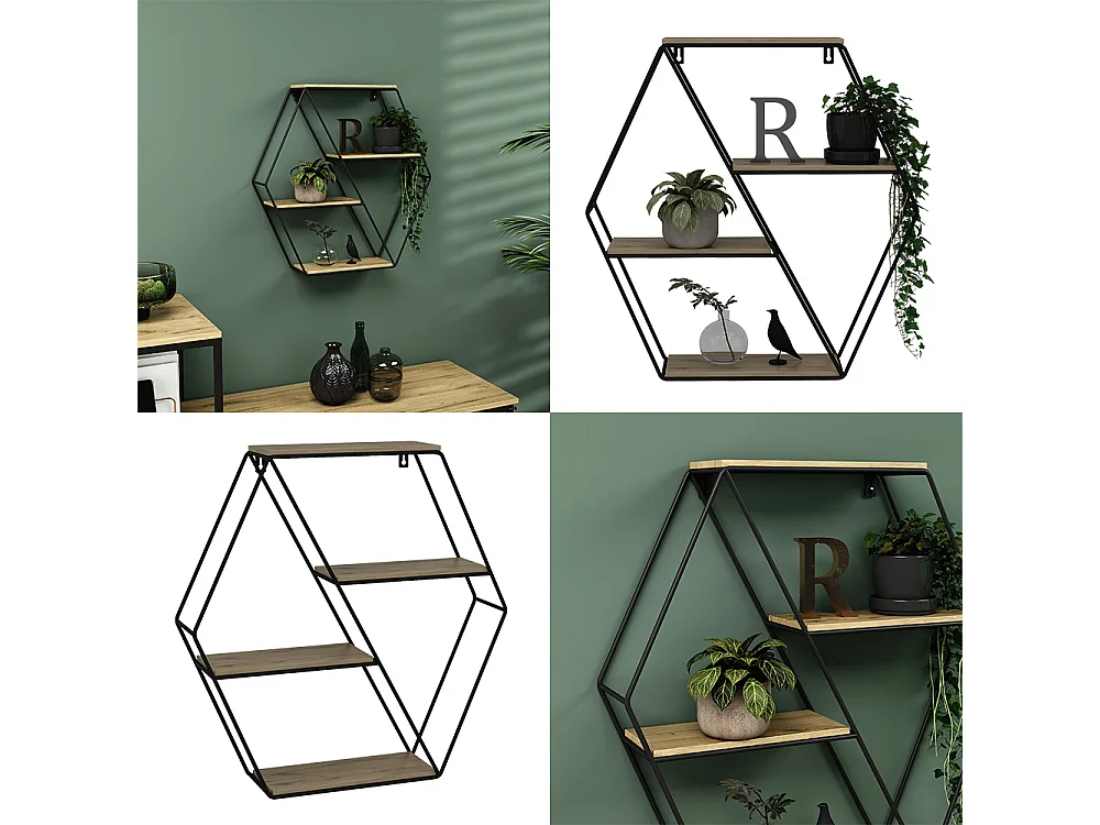 Étagère chêne 51x11x52 fyrk