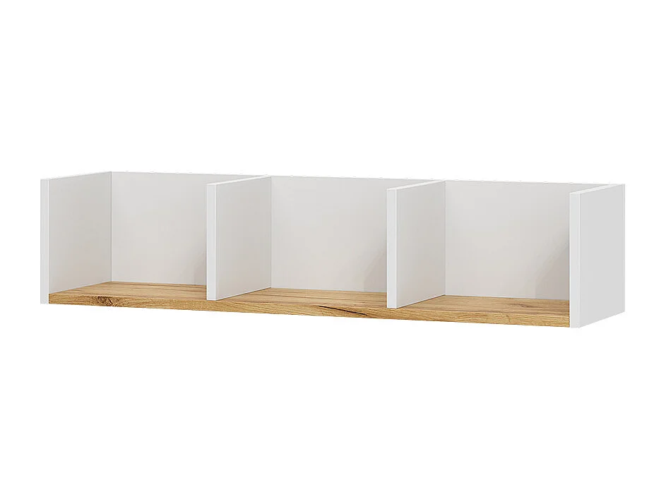 Étagère murale chêne blanc/force de lor 90x24x20 tomy