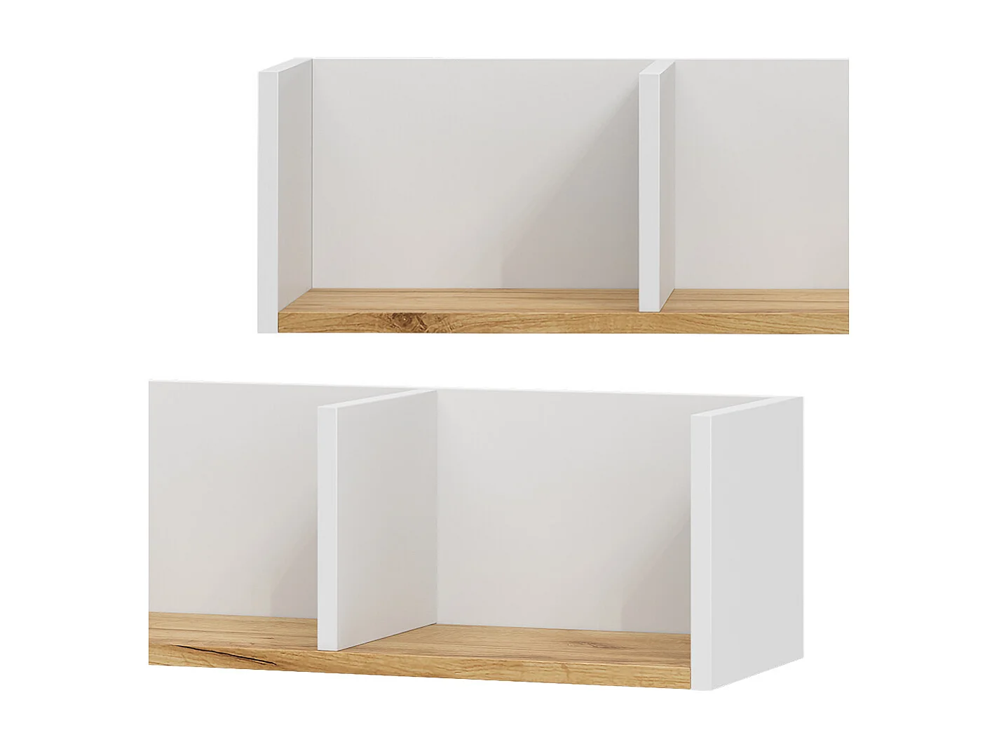 Étagère murale chêne blanc/force de lor 90x24x20 tomy