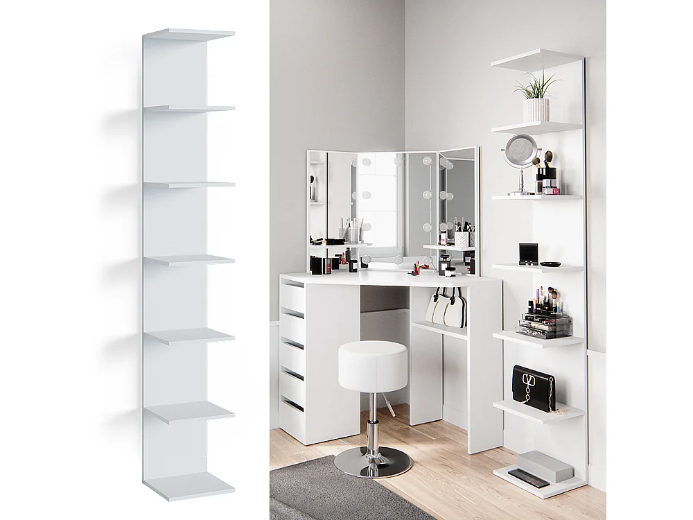 Étagère blanc 30x28x190 paolo