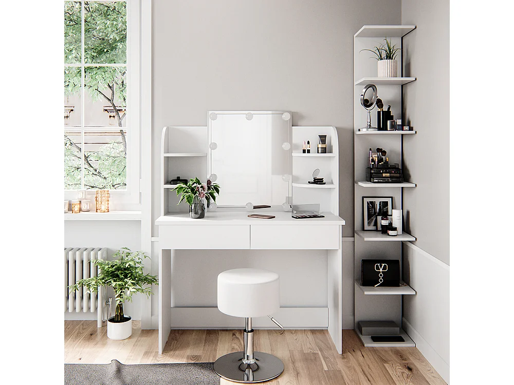 Étagère blanc 30x28x190 paolo