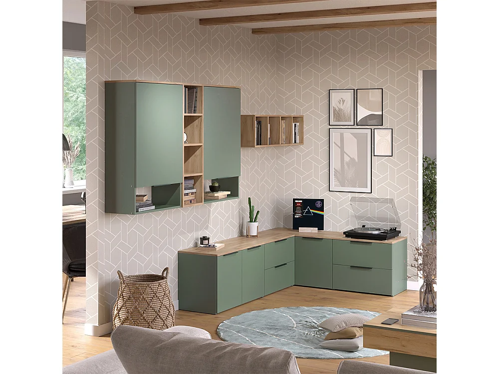 Etagère vert 60x30x100 wido