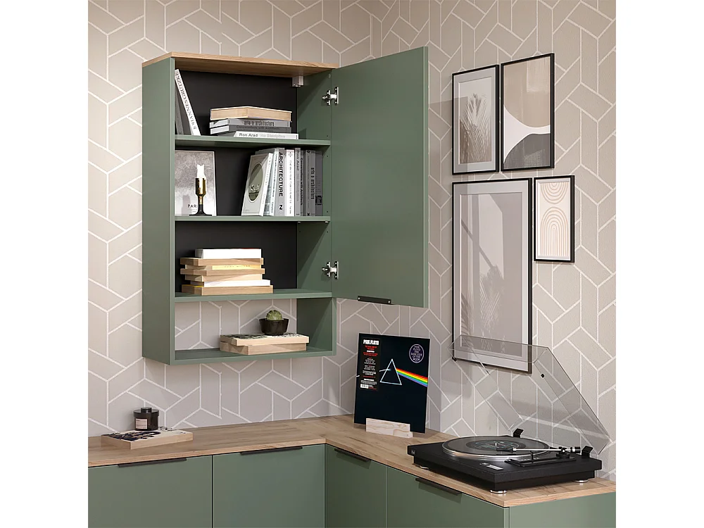 Hängeschrank  grün 60x30x100 wido