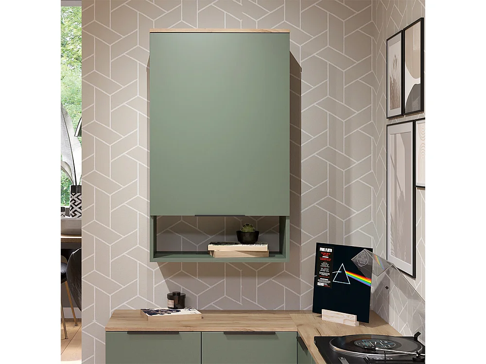 Hängeschrank  grün 60x30x100 wido