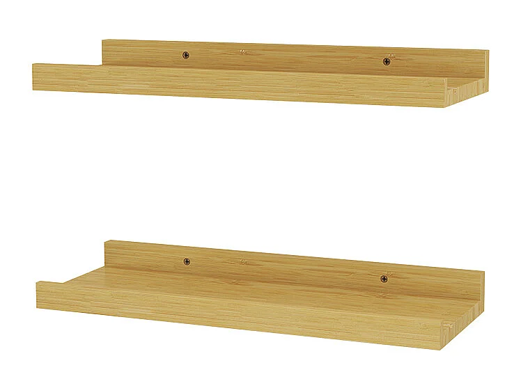 Étagère murale naturel bois 40x15x4 linus