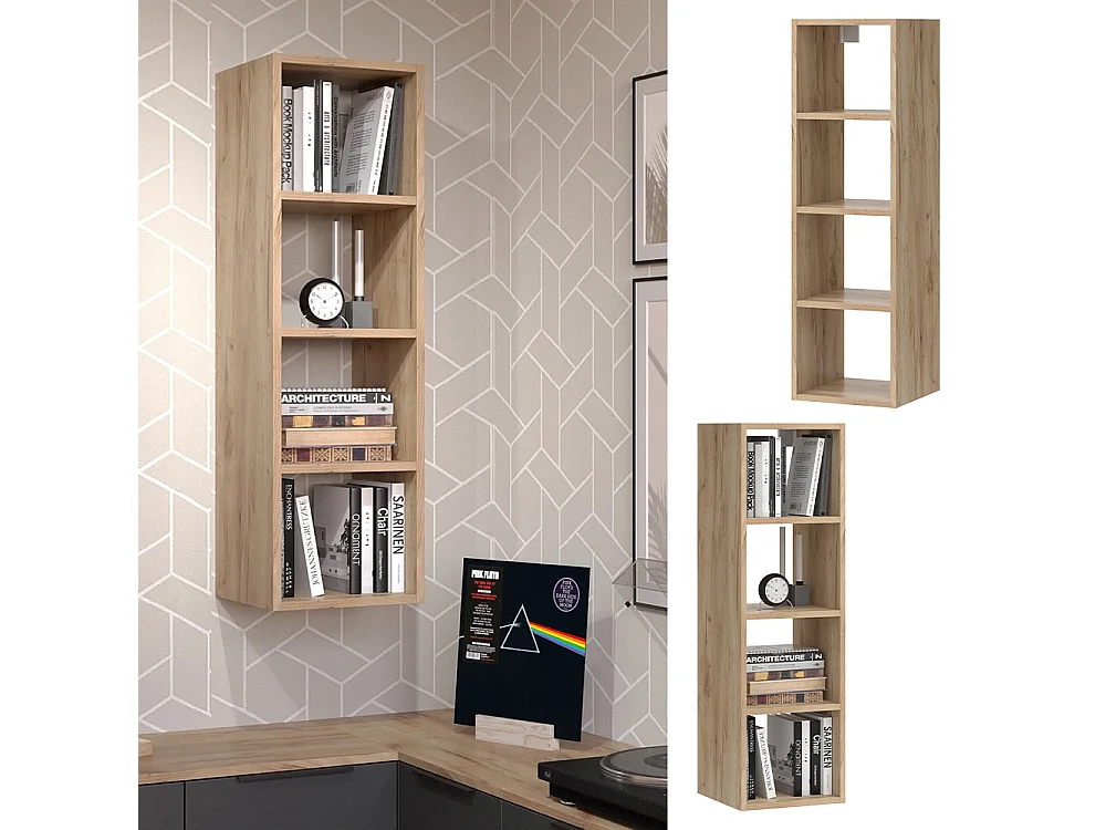 Wandregal anthrazit 30x30x100 wido