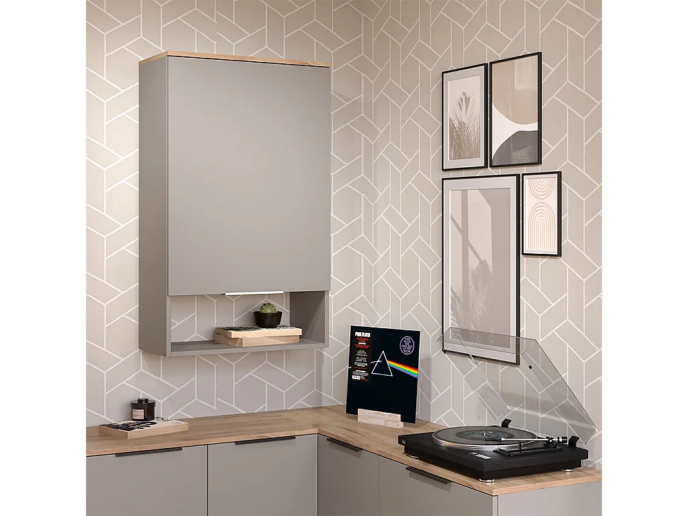 Hängeschrank  greige 60x30x100 wido