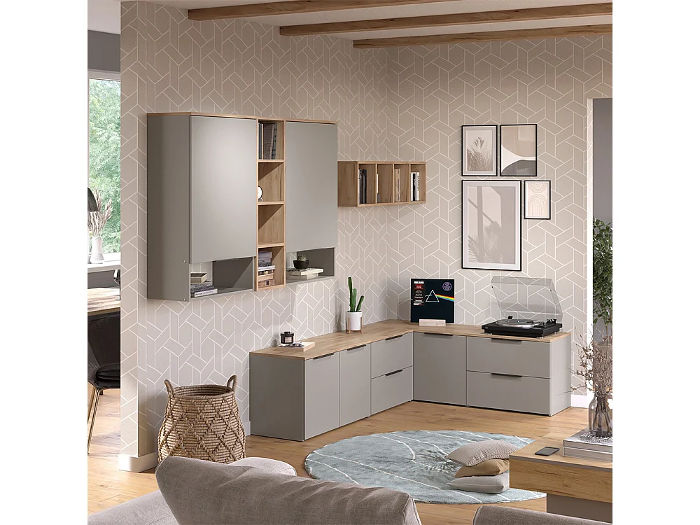 Hängeschrank  greige 60x30x100 wido