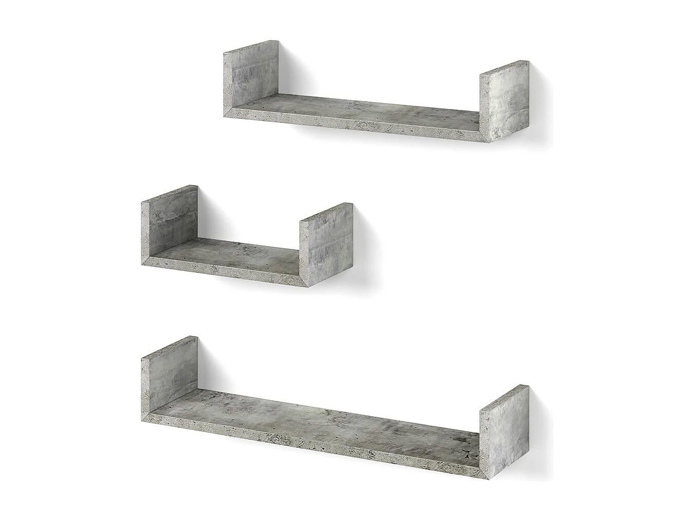 Étagère béton 60x15x10