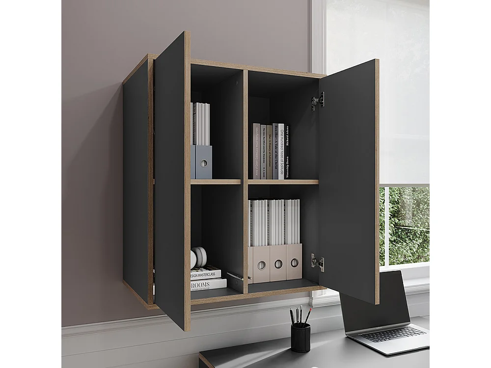 Etagère anthracite 63x40x75 tetrix