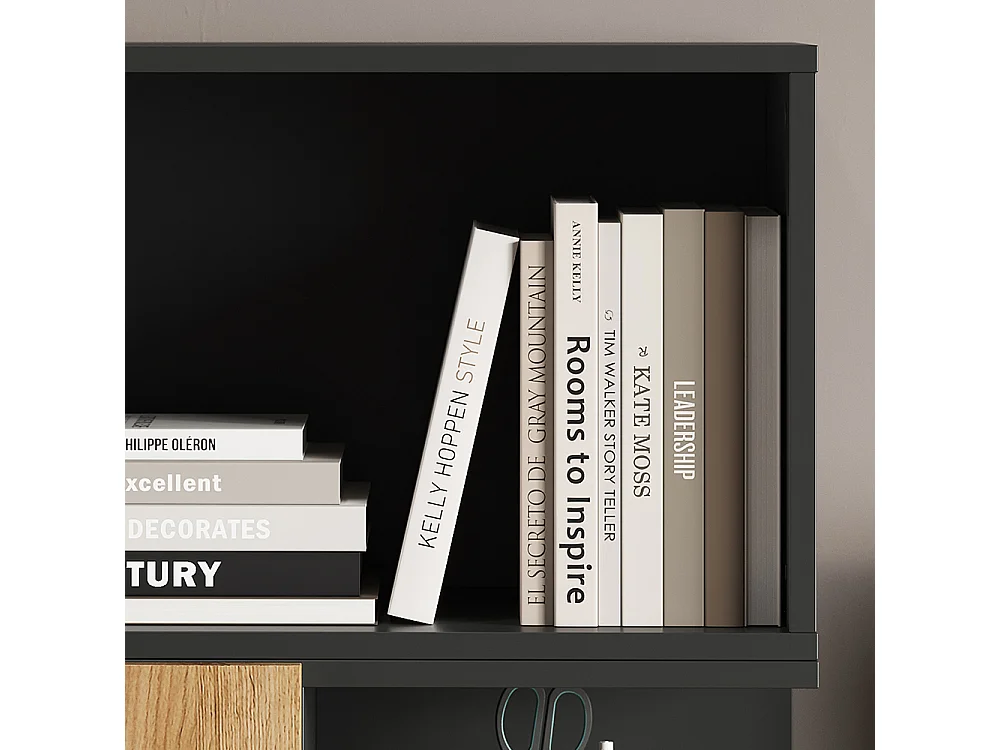 Étagère murale anthracite 60x30x36 tomy