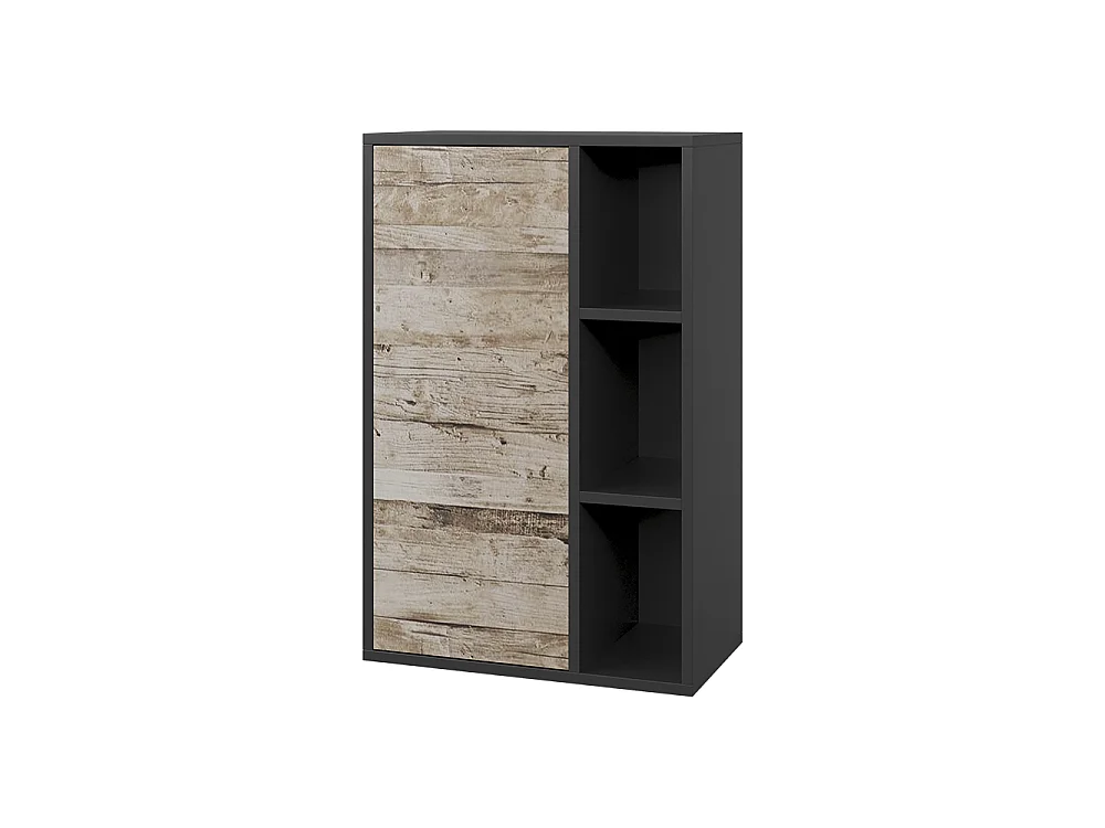 Etagère noir/chêne sable 50.1x28.3x78.4 berno