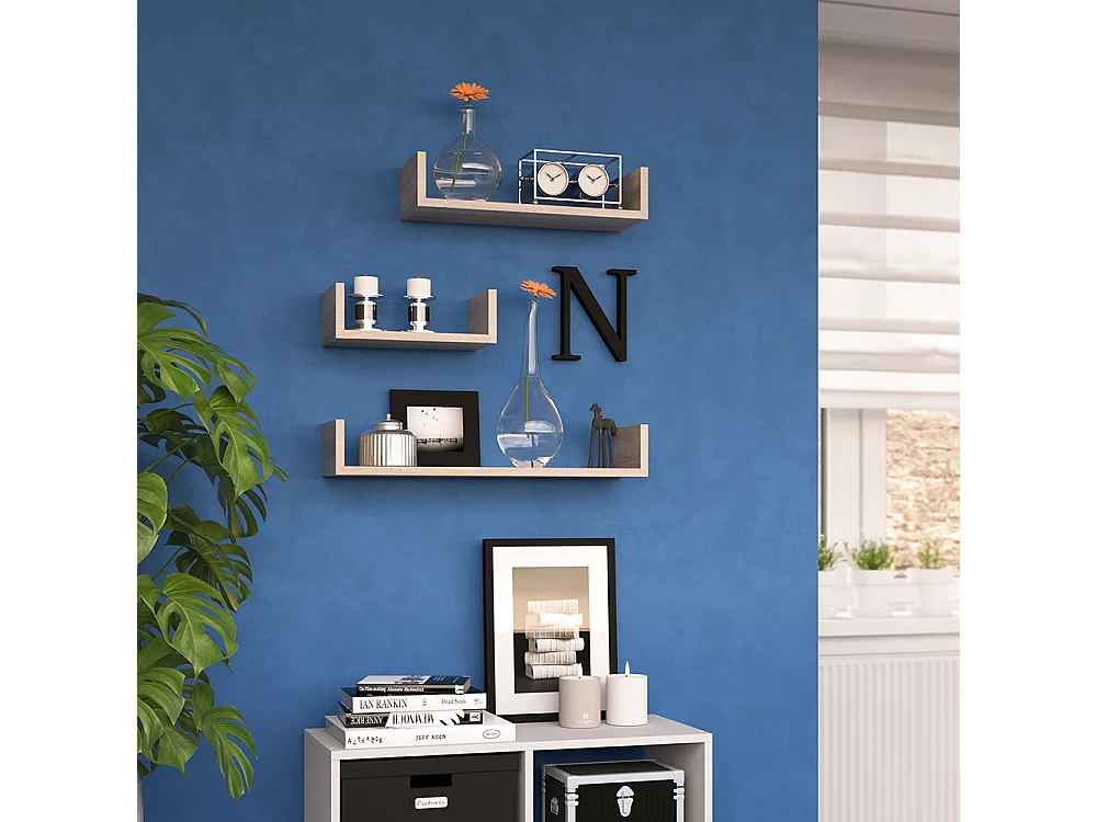 Étagère murale sonoma 60x15x10