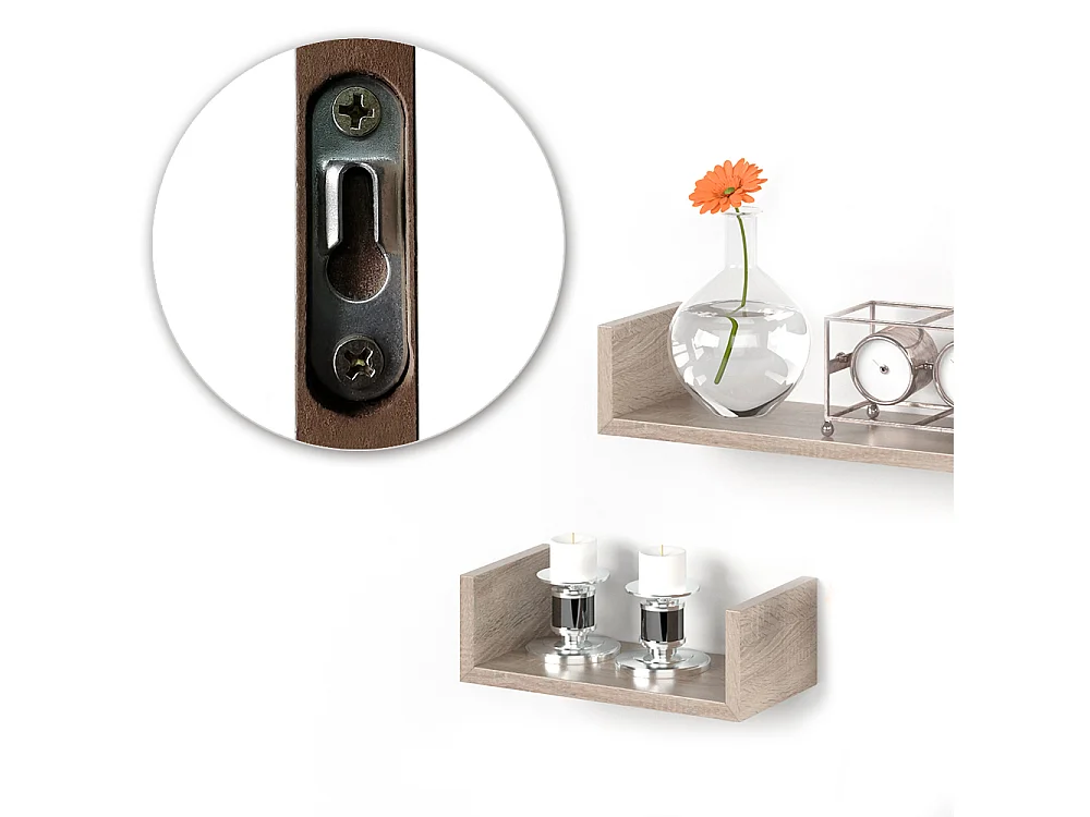 Étagère murale sonoma 60x15x10