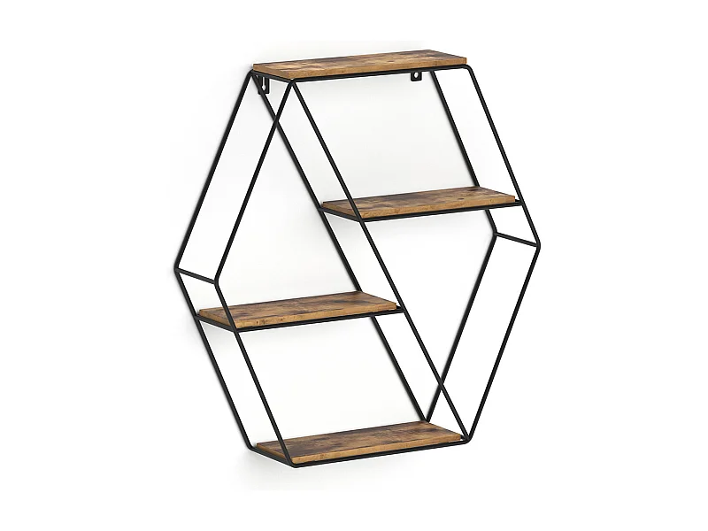 Étagère bois antique 51x11x52 fyrk