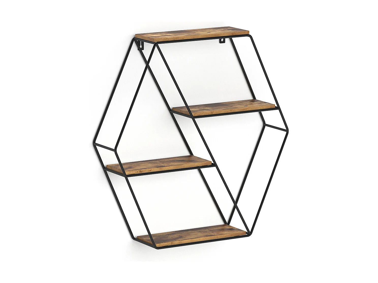 Étagère bois antique 51x11x52 fyrk