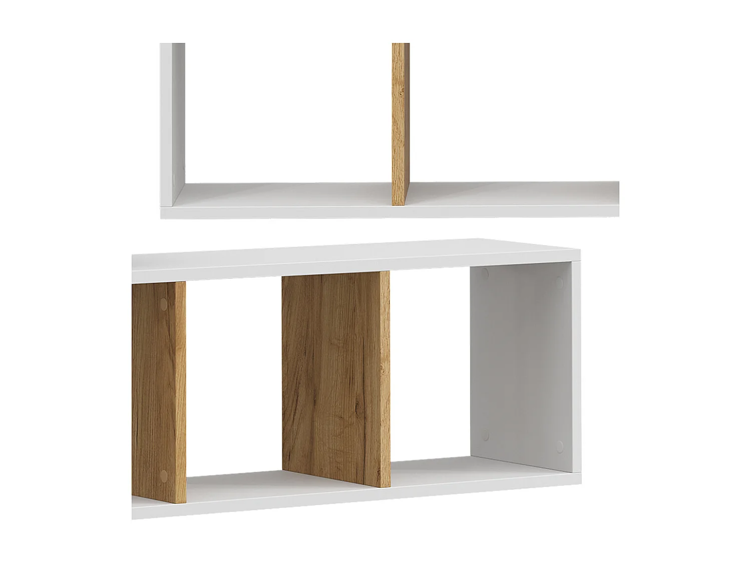 Étagère murale chêne blanc/force de lor 90x22x30 tomy