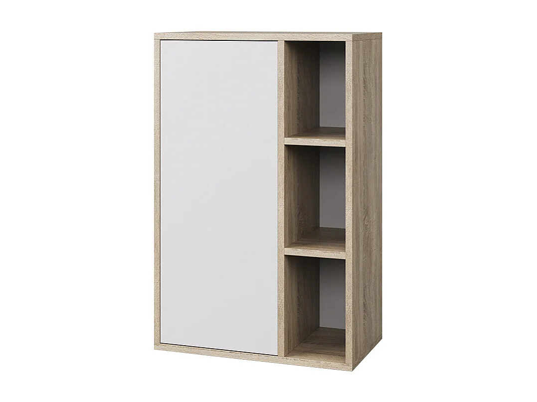 Etagère sonoma/blanc 50.1x28.3x78.4 berno