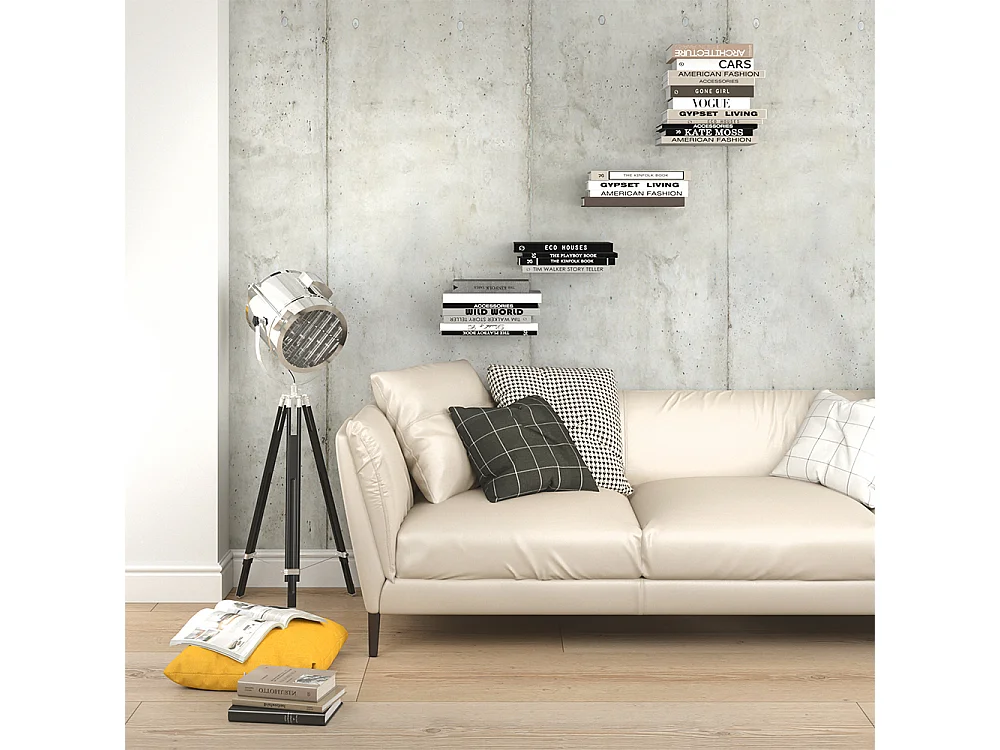 Étagère gris 12.5x12.5x9 ghost