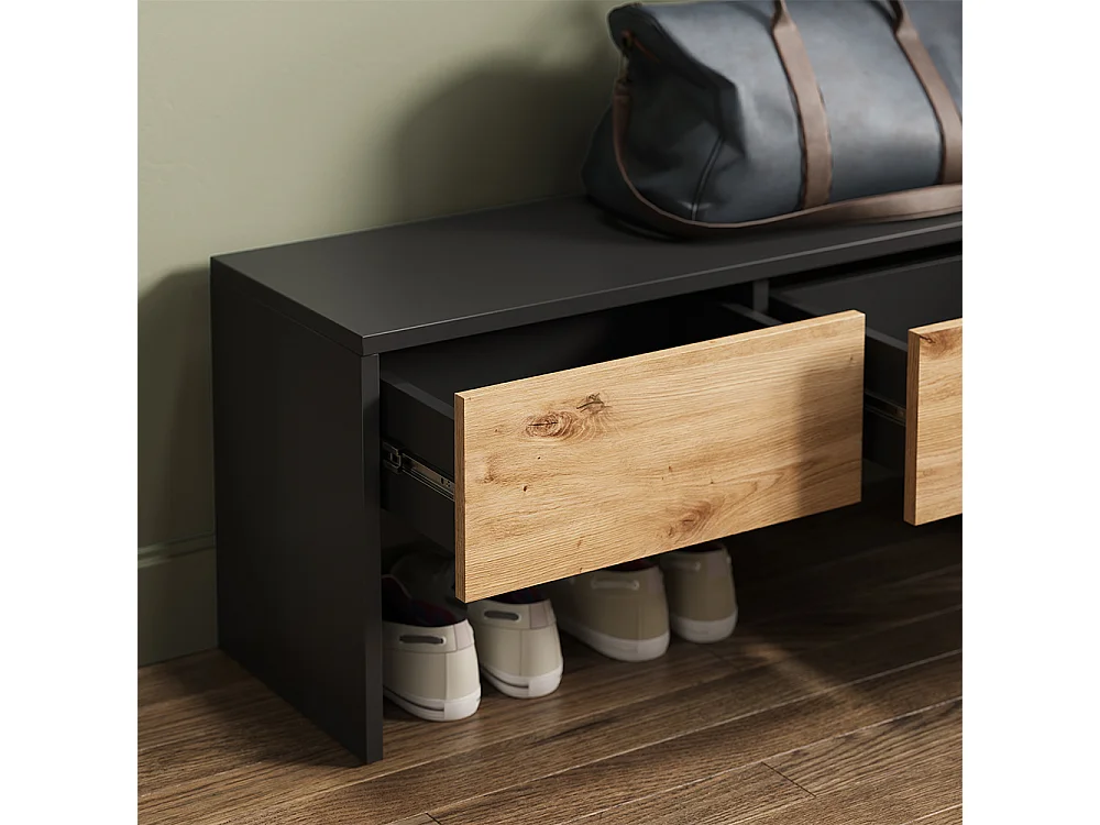 Garderobe anthrazit/artisan 90x30.1x40 selena