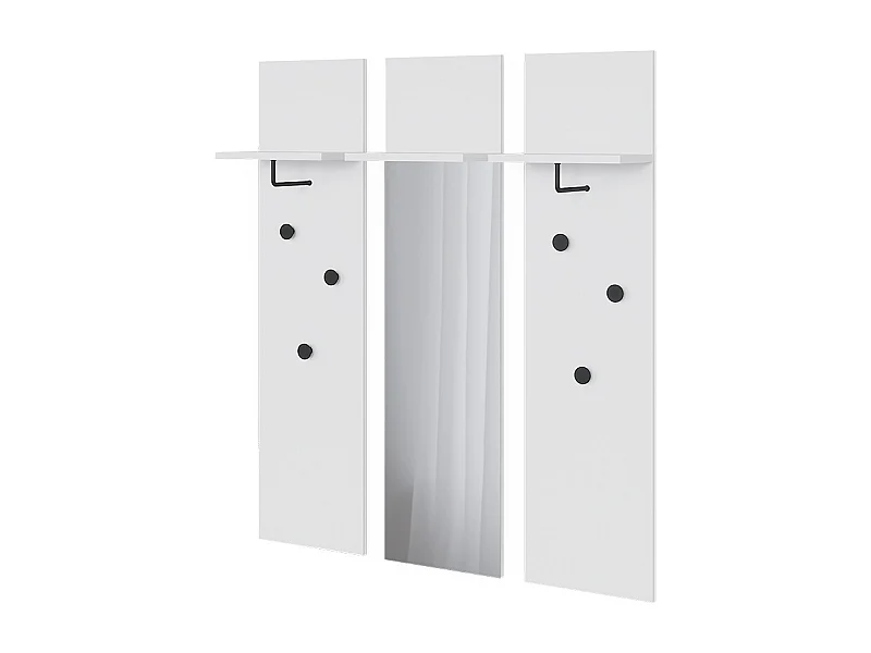 vestiaire mural  blanc 36x21.6x135 siri