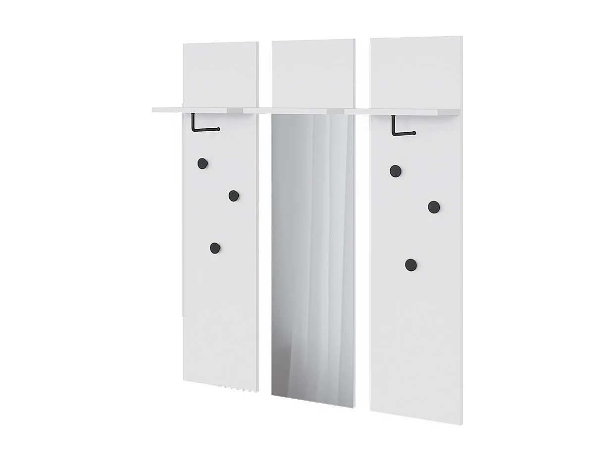 vestiaire mural  blanc 36x21.6x135 siri