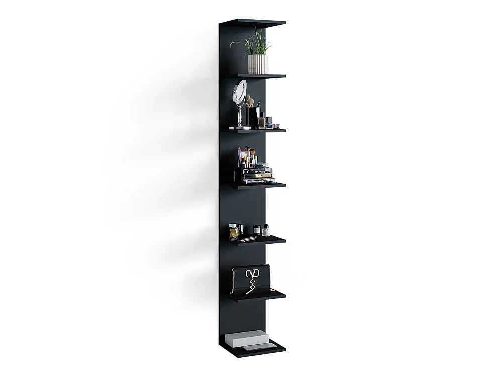 Etagère noir 30x28x190 paolo