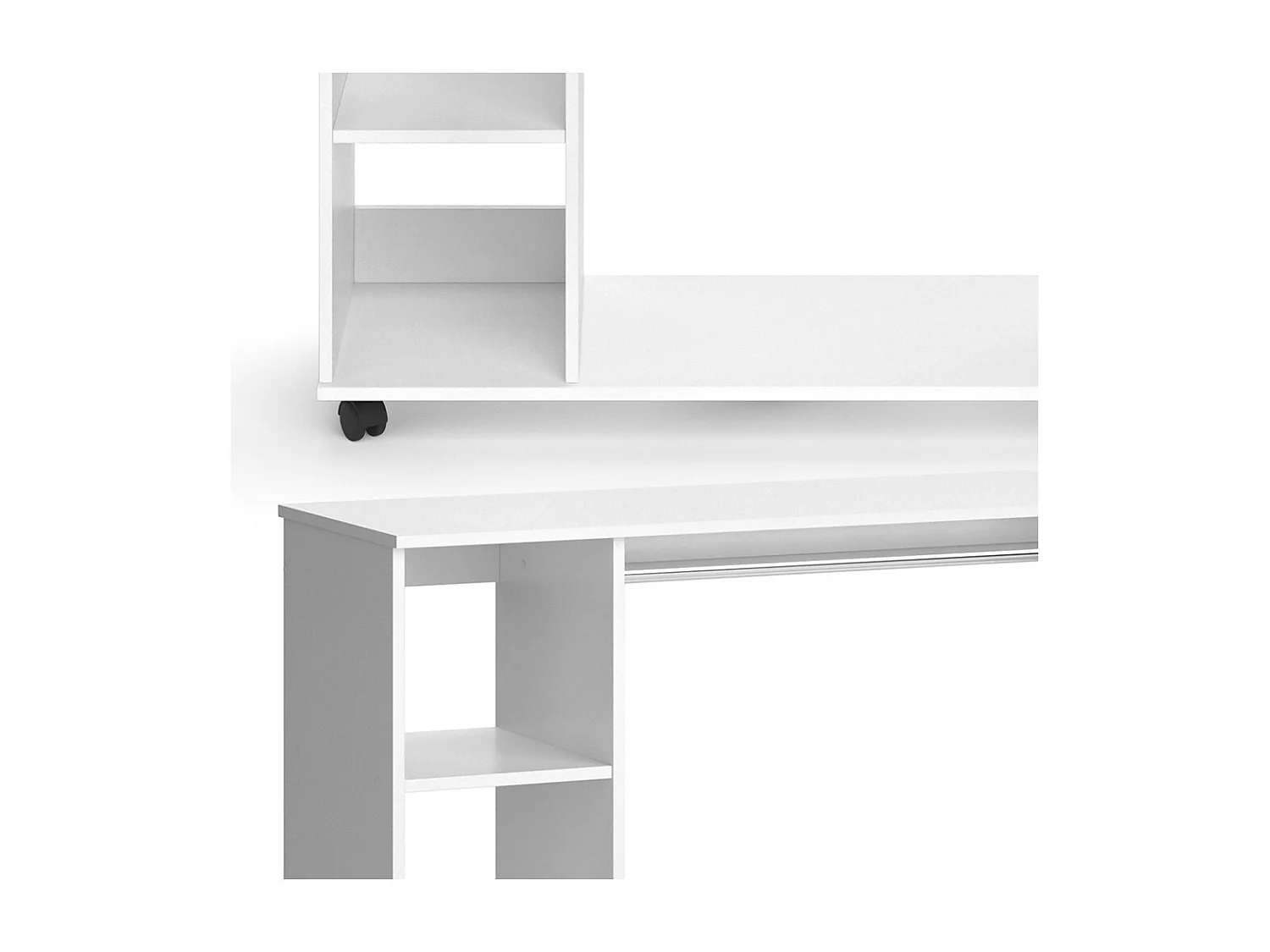 Armadio da ingresso bianco 110x42x129.4 cosmo