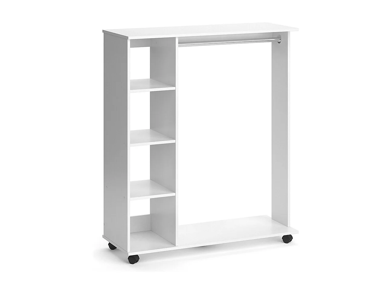 Wardrobe white 110x42x129.4 cosmo