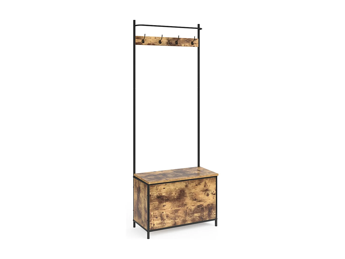 Vestiaire chêne rustique 65x30x175 fyrk