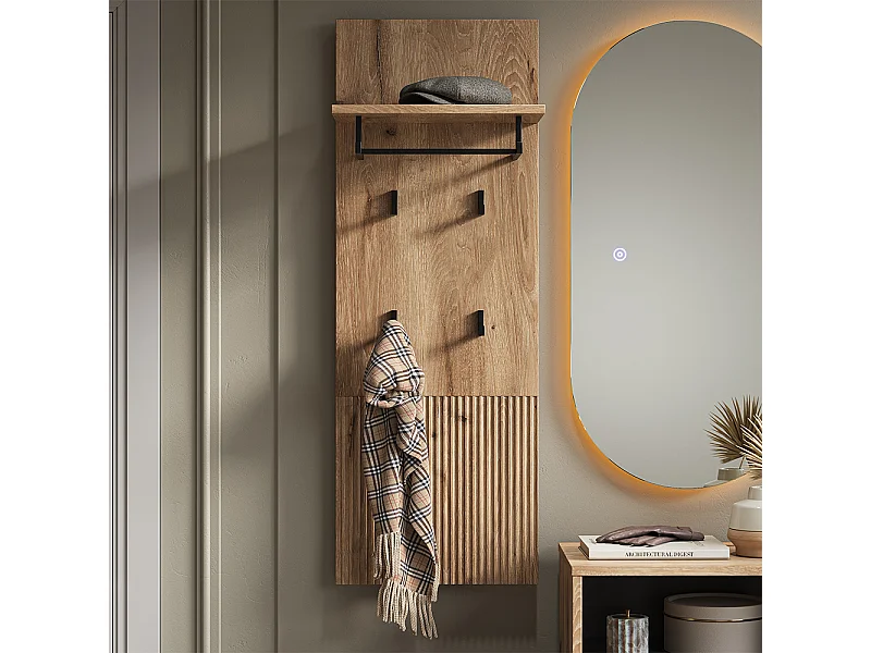 Wandgarderobe viking oak 43x27x120 eliza