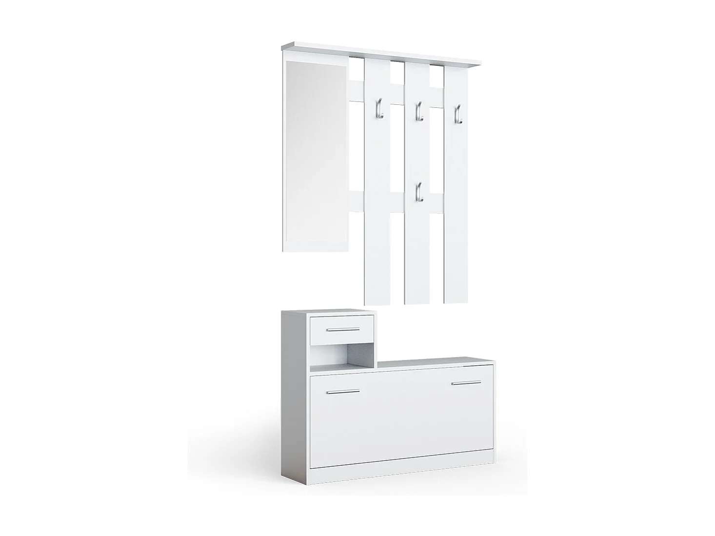 Vestiaire blanc 100x27.8x111.6 billy
