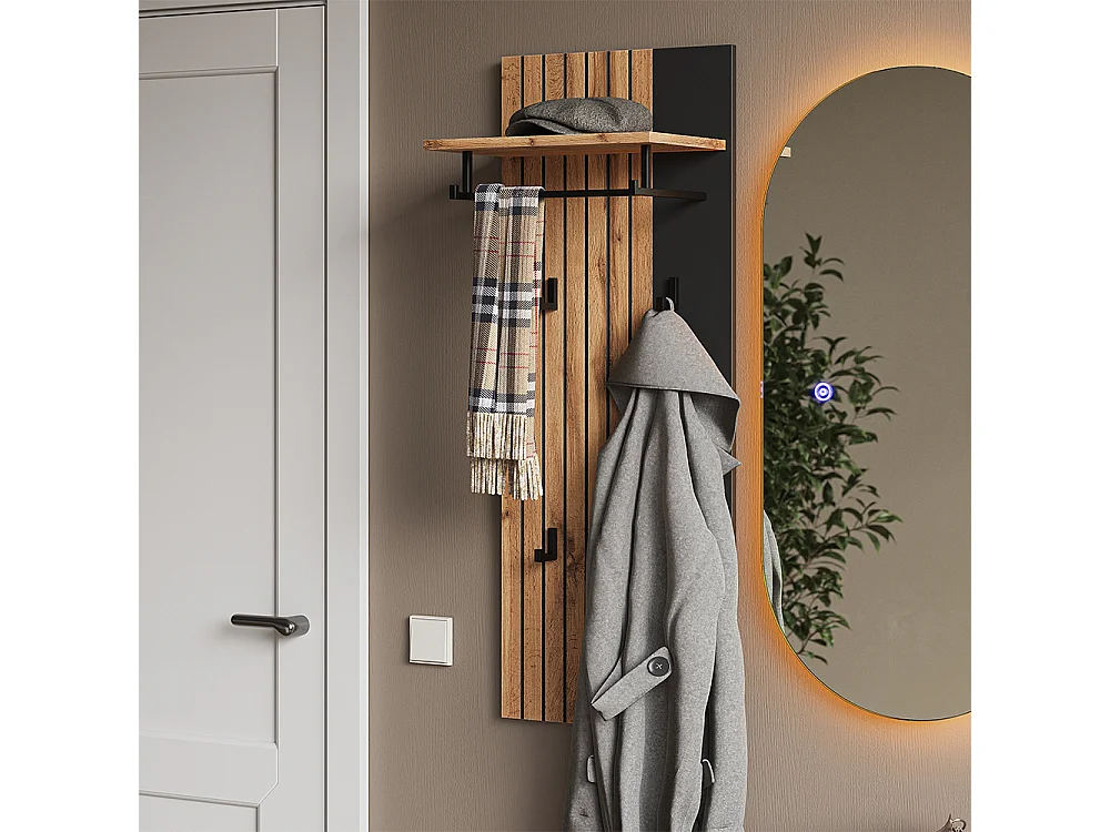 Wandgarderobe carvalho wotan 43x26.6x110 amber