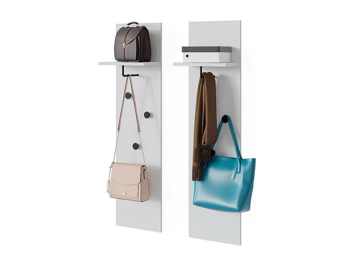 Perchero blanco 36x21.6x135 siri