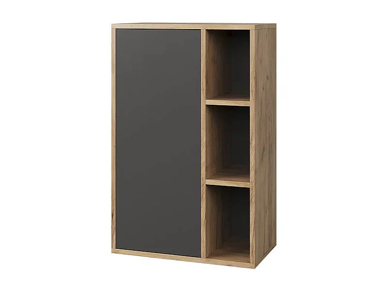 Etagère chêne doré/anthracite 50.1x28.3x78.4 berno