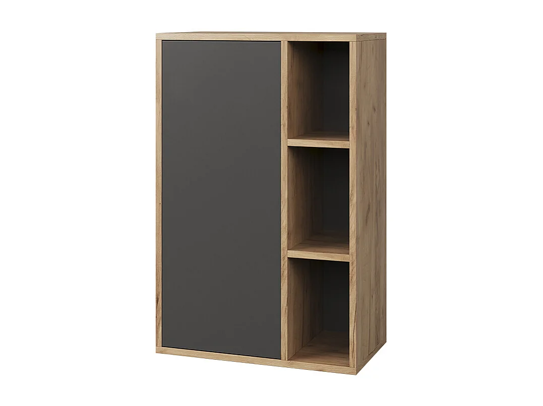 Etagère chêne doré/anthracite 50.1x28.3x78.4 berno