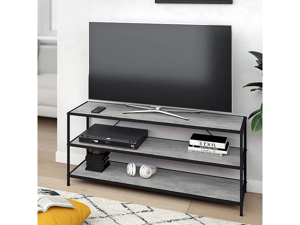 Meuble tv béton 120x39.5x53 fyrk