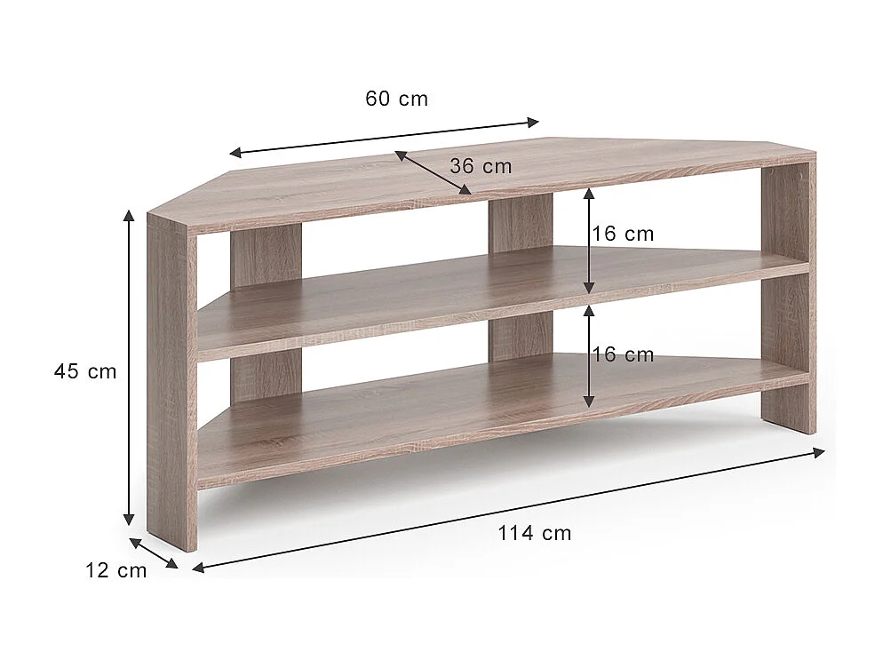 Lowboard sonoma 114x36x45