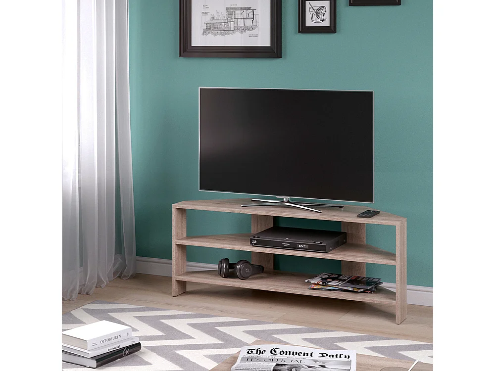Meuble tv sonoma 114x36x45