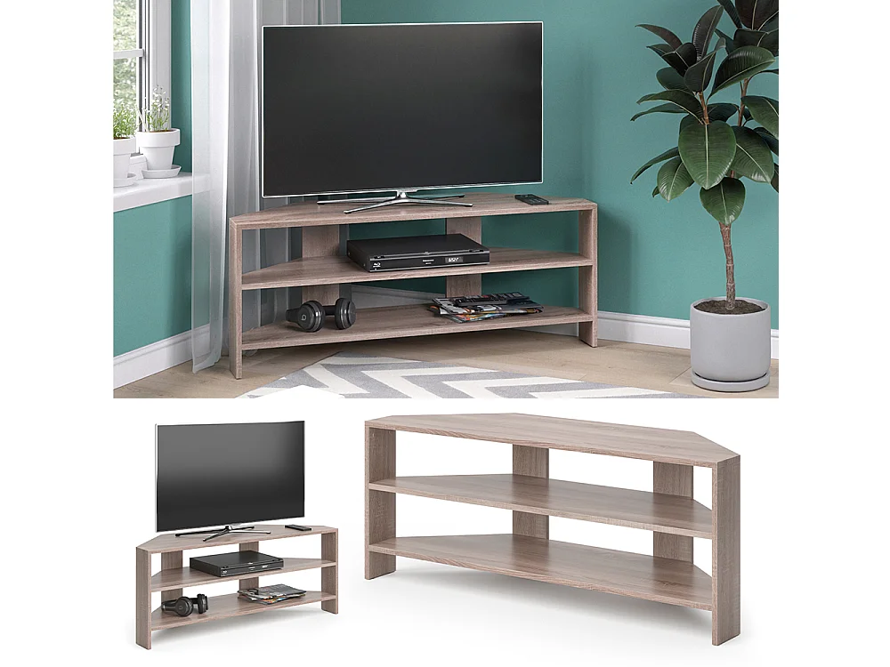Meuble tv sonoma 114x36x45