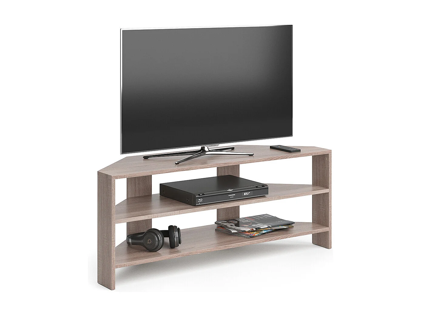 Meuble tv sonoma 114x36x45