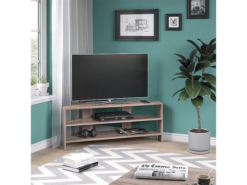 Meuble tv sonoma 114x36x45