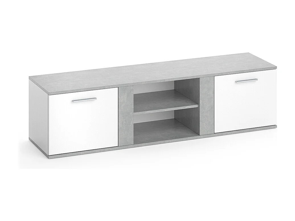 Meuble tv béton 155x40x41 novelli