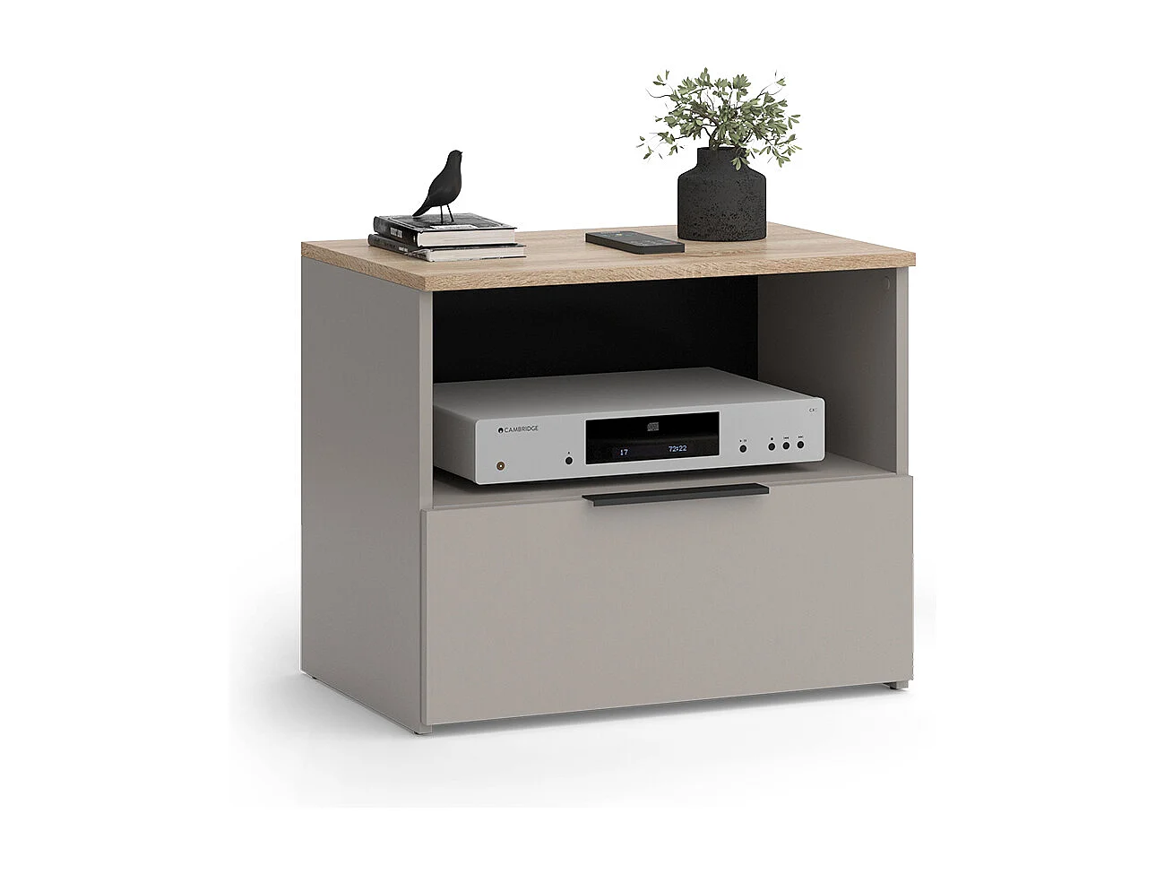 Meuble TV grège 60x40x50 wido