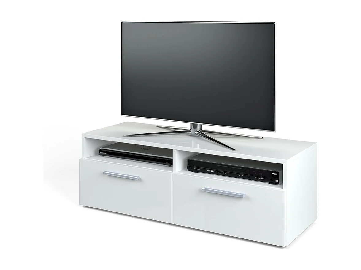 Meuble tv blanc 95x33.2x38 diego