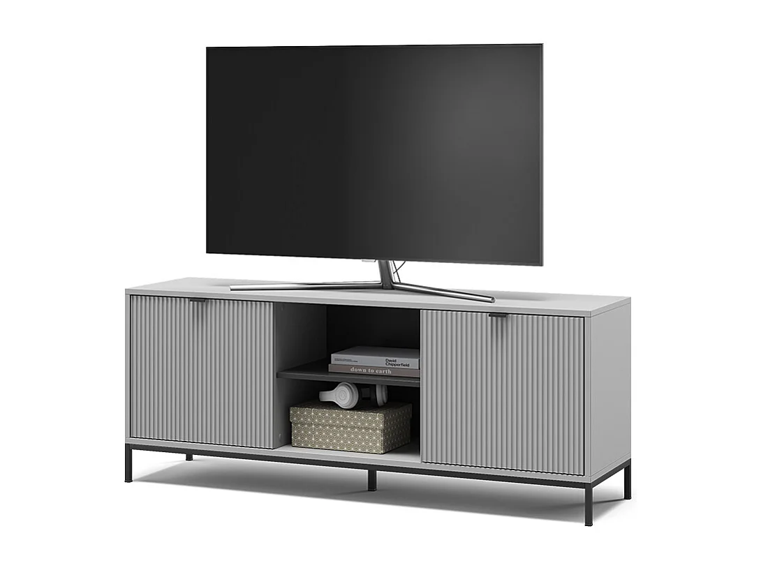 Meuble tv gris 150x40.1x60 eliza