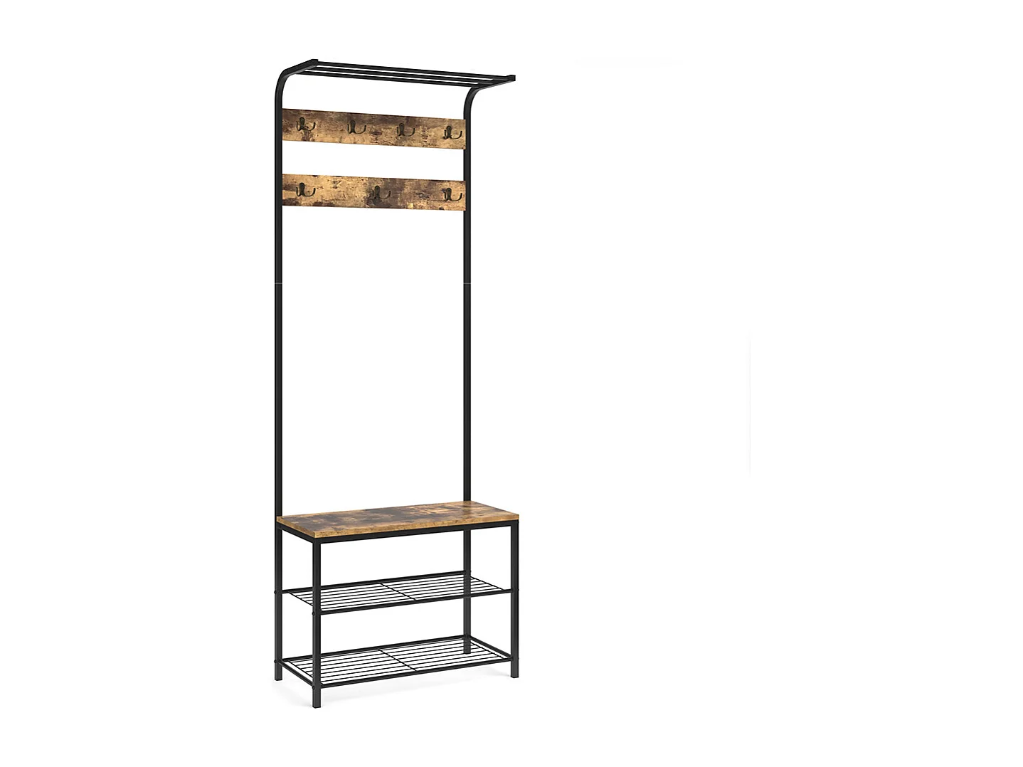 Perchero madera antigua 70x30x190 fyrk